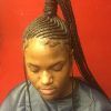 Cornrow Ombre Ponytail Micro Braid Hairstyles (Photo 7 of 25)