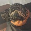 Thin And Thick Cornrows Under Braid Hairstyles (Photo 2 of 25)