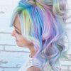 Cotton Candy Colors Blend Mermaid Braid Hairstyles (Photo 10 of 25)