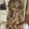 Twisted And Pinned Half Up Wedding Hairstyles (Photo 7 of 25)