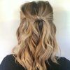 Twisted And Pinned Half Up Wedding Hairstyles (Photo 8 of 25)