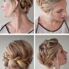 Messy Crown Braid Updo Hairstyles (Photo 25 of 25)