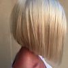 Stacked Sleek White Blonde Bob Haircuts (Photo 2 of 25)