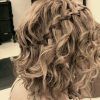 Braided Updo Hairstyle With Curls For Short Hair (Photo 7 of 15)
