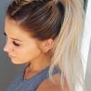 Pretty Messy Pony Hairstyles With Braided Section (Photo 25 of 25)