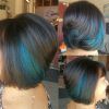 Extreme Angled Bob Haircuts With Pink Peek-A-Boos (Photo 8 of 25)