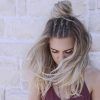 Triple Under Braid Hairstyles With A Bun (Photo 10 of 25)