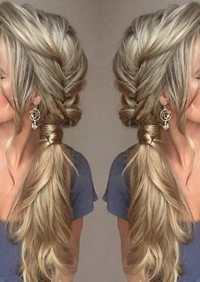 25 Best Fancy Updo with a Side Ponytails