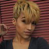 Black And Ash Blonde Pixie Bob Hairstyles (Photo 7 of 25)