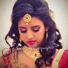 Wedding Reception Hairstyles For Indian Bride (Photo 8 of 15)