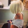 White Blunt Blonde Bob Hairstyles (Photo 20 of 25)