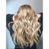 Creamy Blonde Waves With Bangs (Photo 7 of 25)