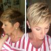 Blonde Pixie Hairstyles With Short Angled Layers (Photo 24 of 25)