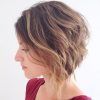 Inverted Brunette Bob Hairstyles With Feathered Highlights (Photo 8 of 25)