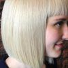 Shiny Strands Blunt Bob Hairstyles (Photo 23 of 25)