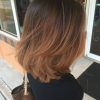 Caramel Lob Hairstyles With Delicate Layers (Photo 19 of 25)