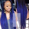 Blue And Black Cornrows Braid Hairstyles (Photo 7 of 25)