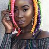 Colorful Cornrows Under Braid Hairstyles (Photo 10 of 25)