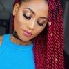 African Red Twists Micro Braid Hairstyles (Photo 3 of 25)