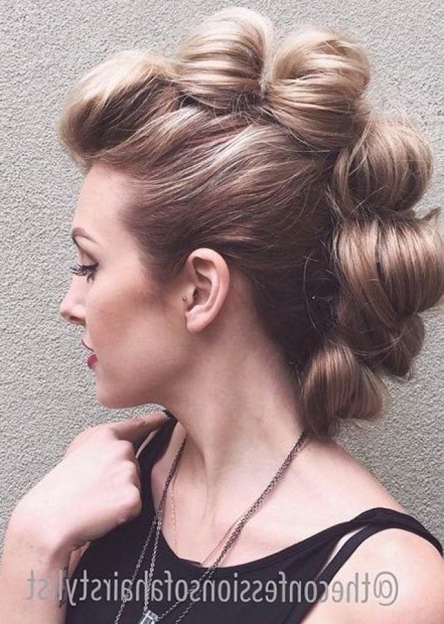 25 Best Collection of Fauxhawk Ponytail Hairstyles