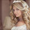 Long Curly Bridal Hairstyles With A Tiara (Photo 4 of 25)
