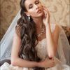 Tender Shapely Curls Hairstyles For A Romantic Wedding Look (Photo 9 of 25)