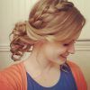 French Braid Buns Updo Hairstyles (Photo 5 of 25)