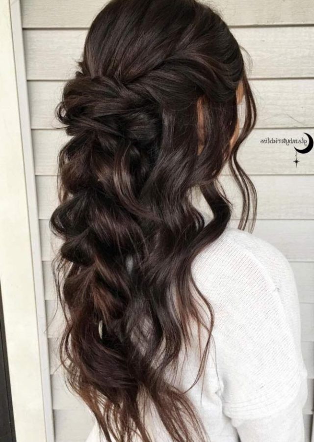 2024 Best of Half Up Wedding Hairstyles for Long Hair
