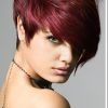 Black Choppy Pixie Hairstyles With Red Bangs (Photo 10 of 25)