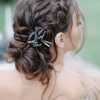 Halo Braid Hairstyles With Long Tendrils (Photo 17 of 26)