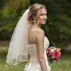 Side Curls Bridal Hairstyles With Tiara And Lace Veil (Photo 11 of 25)
