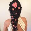 Mermaid Fishtail Hairstyles With Hair Flowers (Photo 12 of 25)