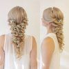 Mermaid Fishtail Hairstyles With Hair Flowers (Photo 13 of 25)
