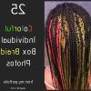 Multicolored Extension Braid Hairstyles (Photo 19 of 25)