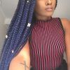 Blue And Black Cornrows Braid Hairstyles (Photo 13 of 25)