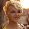 Undercut Blonde Pixie Hairstyles With Dark Roots (Photo 16 of 25)