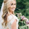 Wedding Hairstyles For Long Hair Half Up With Veil (Photo 3 of 15)