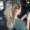 Unique Braided Up-Do Ponytail Hairstyles (Photo 12 of 25)