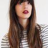 Long Hairstyles With Straight Bangs (Photo 5 of 25)