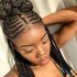 15 Best Collection of Two-toned Fulani Braids in a Top Bun