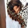 Mermaid Fishtail Hairstyles With Hair Flowers (Photo 9 of 25)
