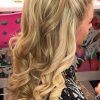 Half Up Blonde Ombre Curls Bridal Hairstyles (Photo 25 of 25)