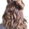 Layered Medium Length Hairstyles With Space Buns (Photo 17 of 25)