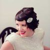 Wedding Hairstyles For Short Dark Hair (Photo 14 of 15)