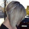 Short Razored Blonde Bob Haircuts With Gray Highlights (Photo 11 of 25)