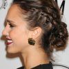 Elegant Messy Updos With Side Bangs (Photo 25 of 25)