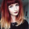 Medium-Length Red Hairstyles With Fringes (Photo 15 of 25)