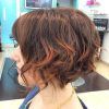 Brunette Bob Haircuts With Curled Ends (Photo 14 of 25)
