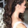 Side Swept Brunette Waves Hairstyles For Prom (Photo 2 of 25)