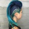 Blue Hair Mohawk Hairstyles (Photo 25 of 25)
